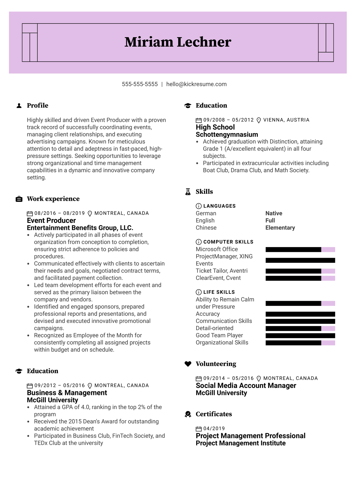 School Event Program Examples