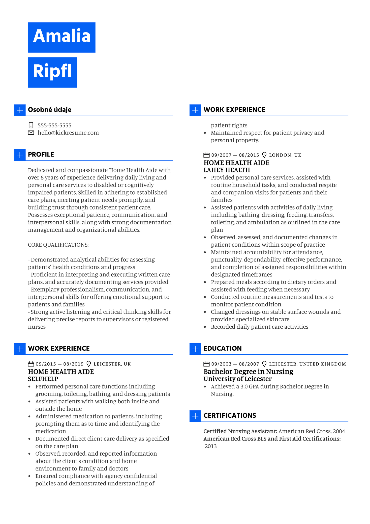 Resume Work At Home