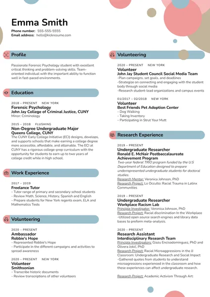 Pesquisa externa na American Foundation for Suicide Prevention Resume Sample