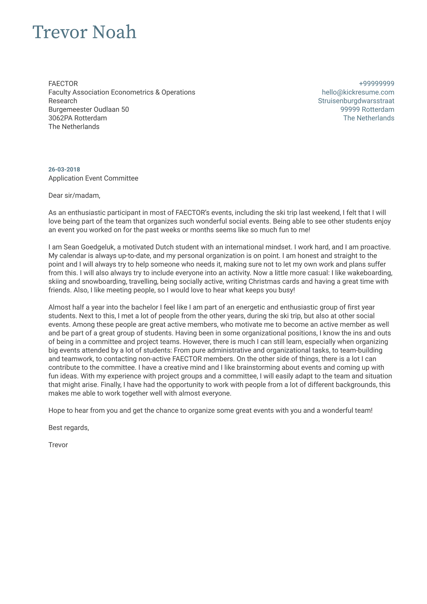 Event Planner Cover Letter Esporteglobalizacao