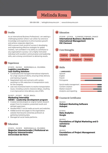 Assistente esecutivo presso Jobduck Campione di curriculum