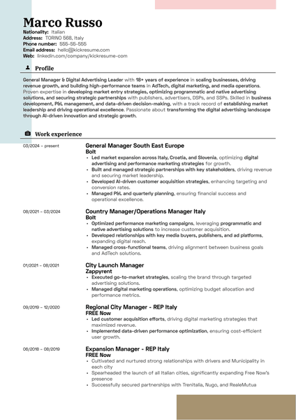 Integrator at Atlas Analytics Resume Example