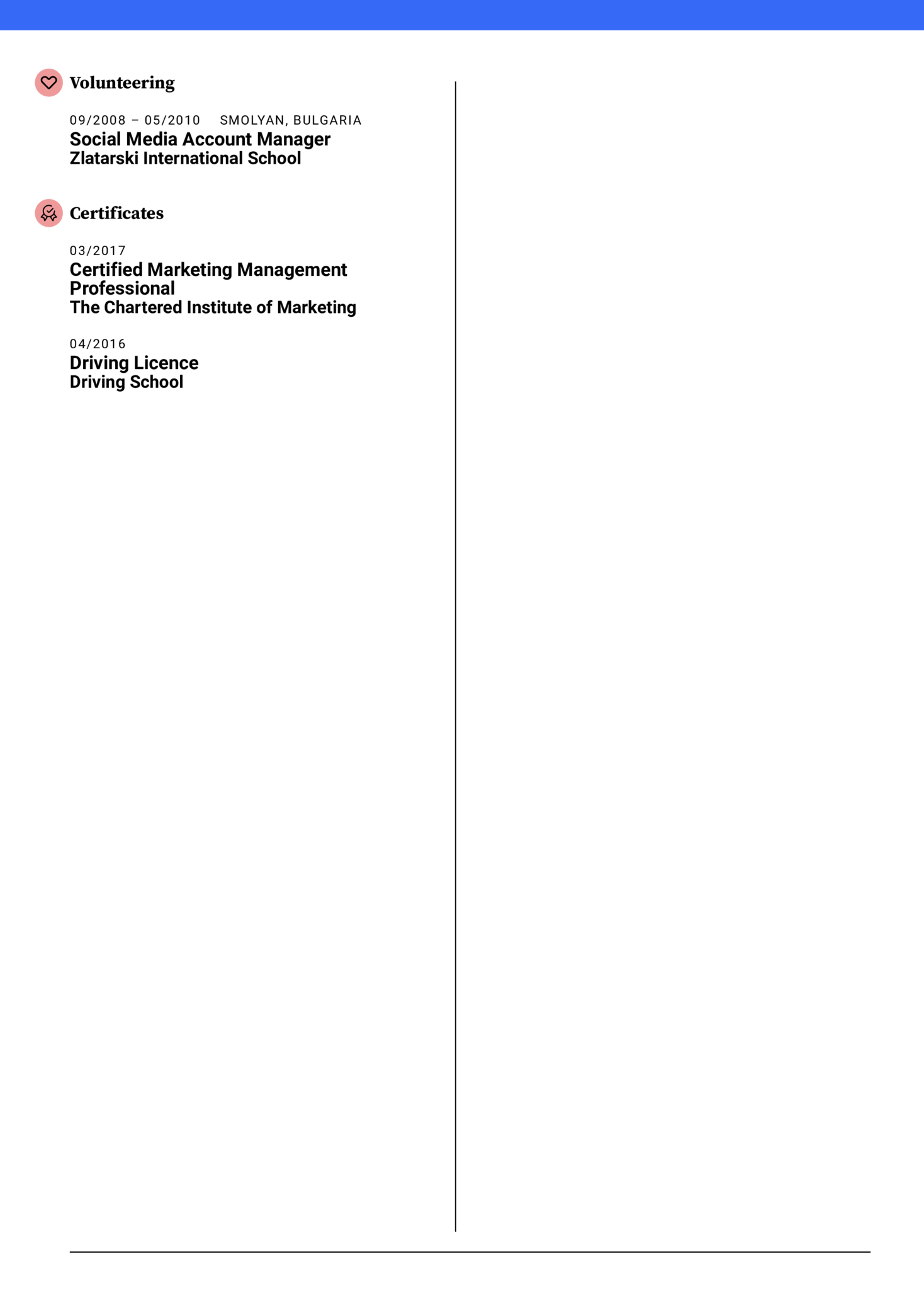 Digital Marketing Manager Resume Sample | Kickresume